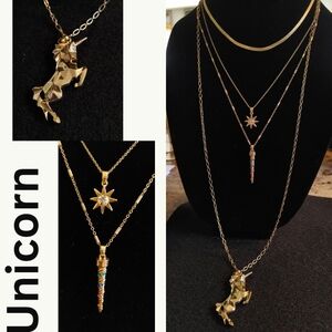Unicorn Multi-Layer Necklace